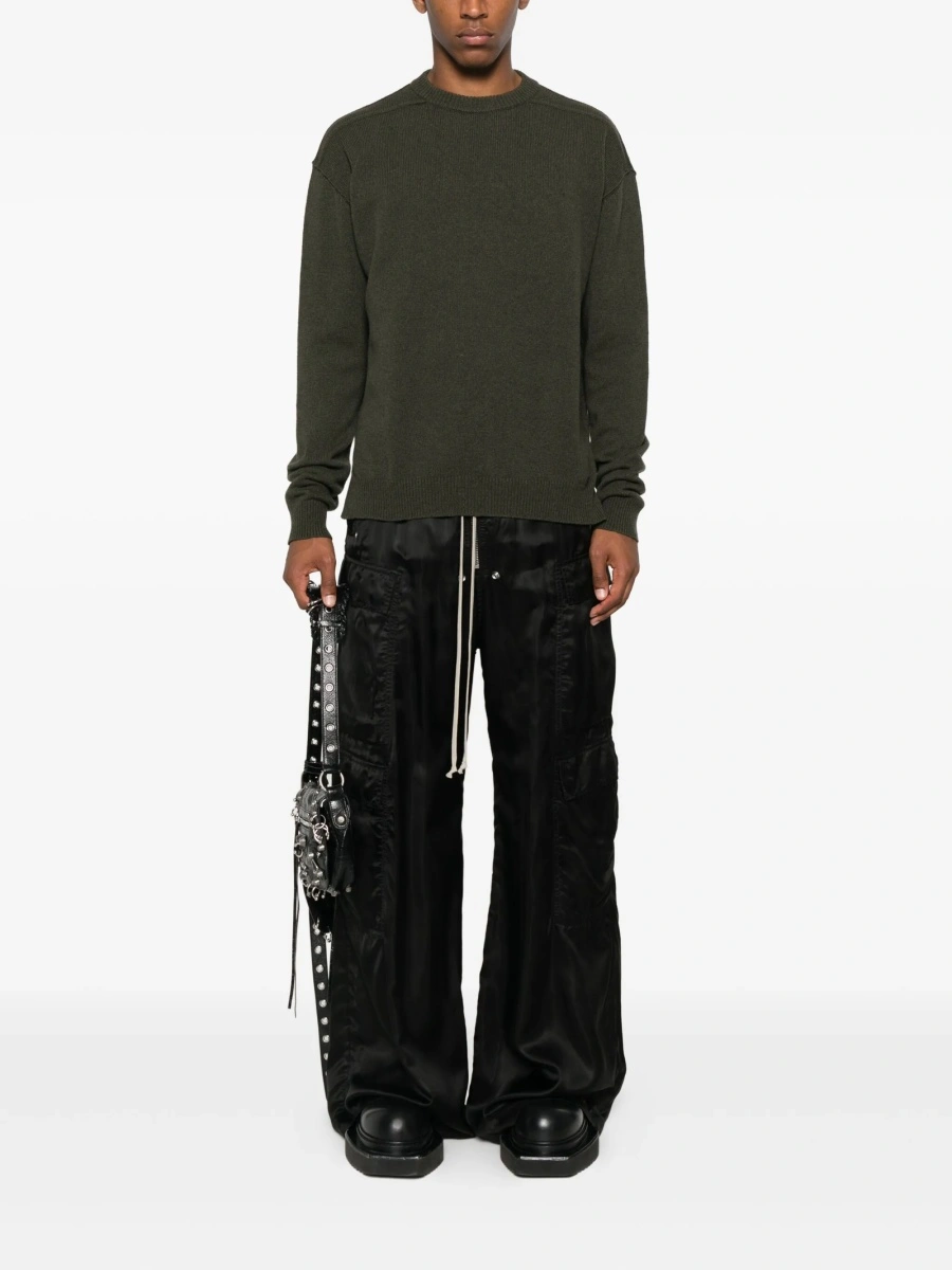 Pulover tricotat Rick Owens verde - Img 2