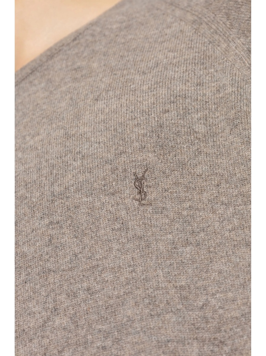 Pulover tricotat Saint Laurent maro - Img 5