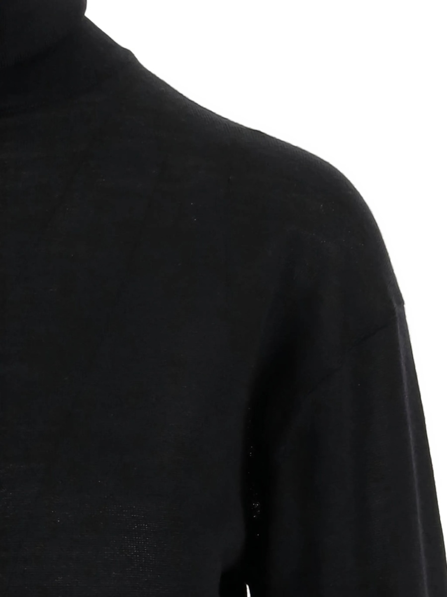Pulover tricotat Saint Laurent negru - Img 3