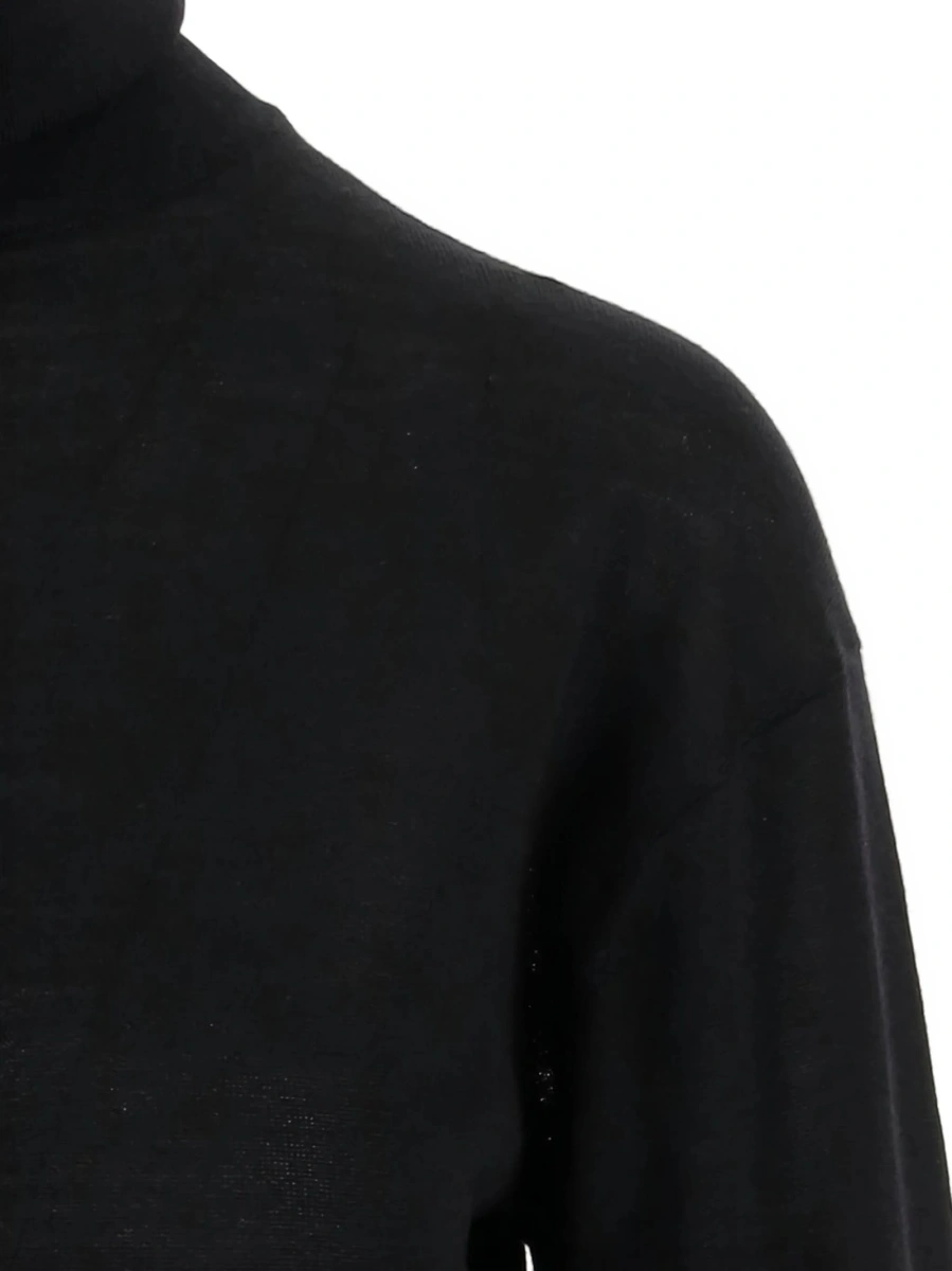 Pulover tricotat Saint Laurent negru - Img 3