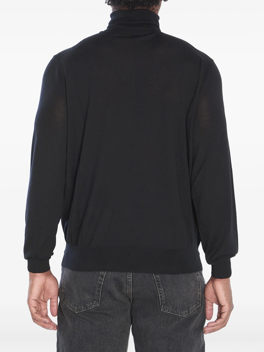 Pulover tricotat Saint Laurent negru - Img 2