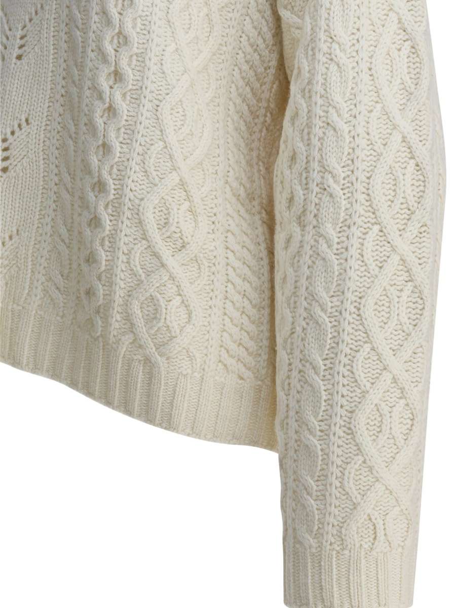 Pulover tricotat Sandbeige neutru - Img 4