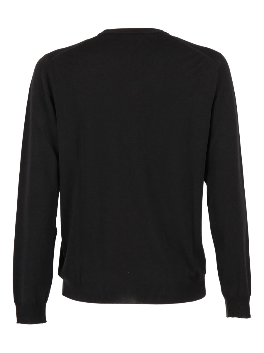 Pulover tricotat SLOWEAR ZANONE negru - Img 2