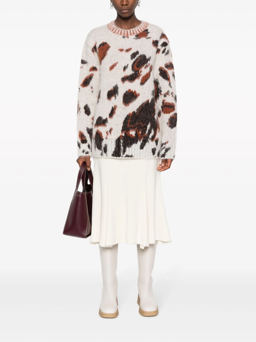 Pulover tricotat Stella McCartney neutru - Img 2