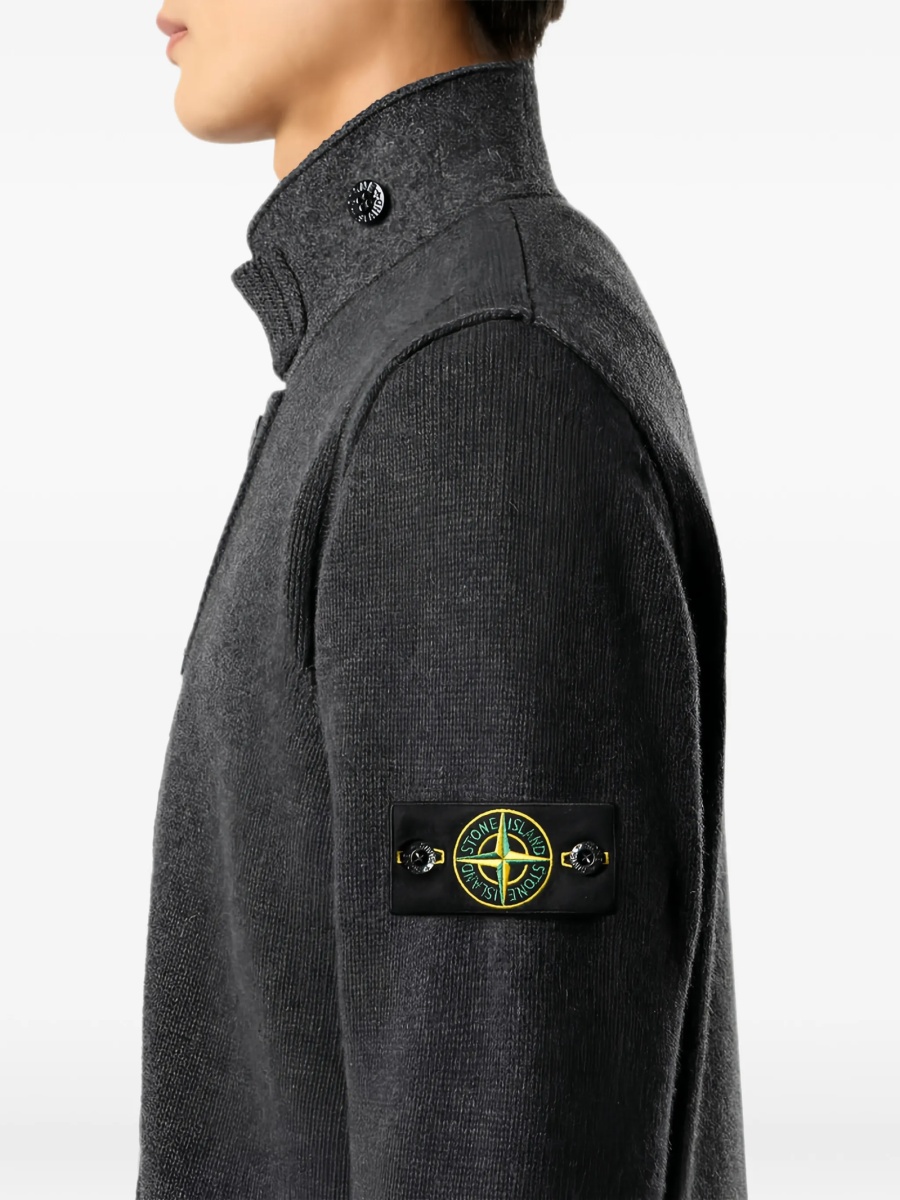 Pulover tricotat Stone Island gri - Img 5
