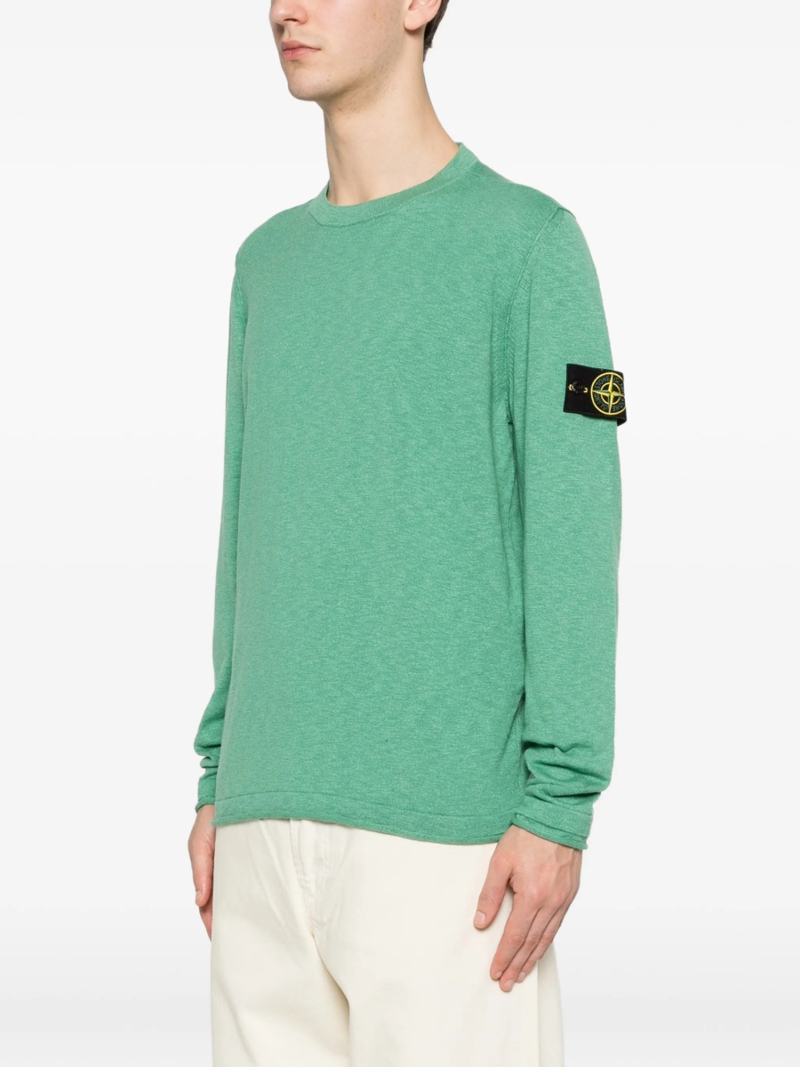 Pulover tricotat Stone Island verde - Img 3