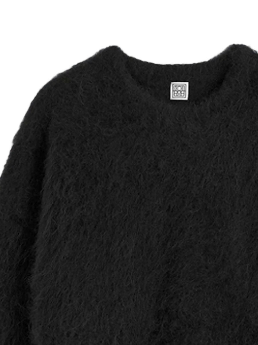 Pulover tricotat TOTEME negru - Img 2