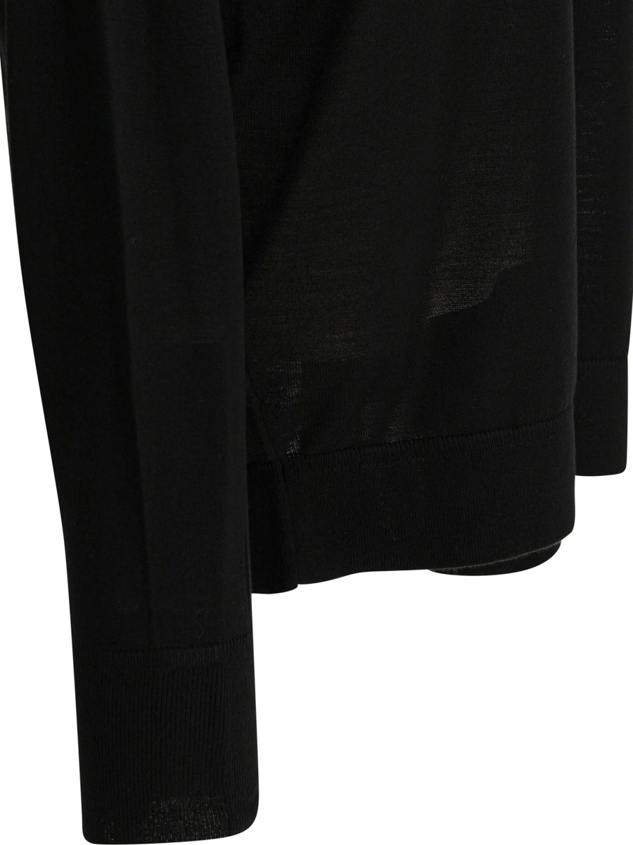 Pulover tricotat TOTEME negru - Img 4