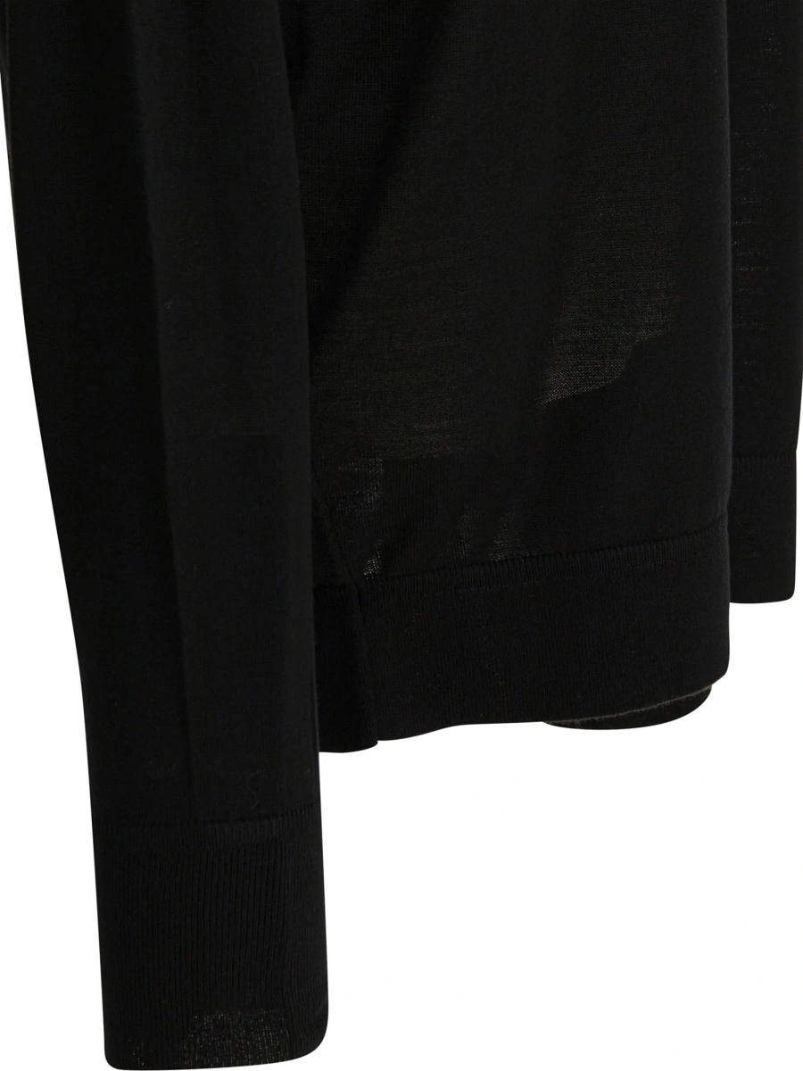 Pulover tricotat TOTEME negru - Img 4