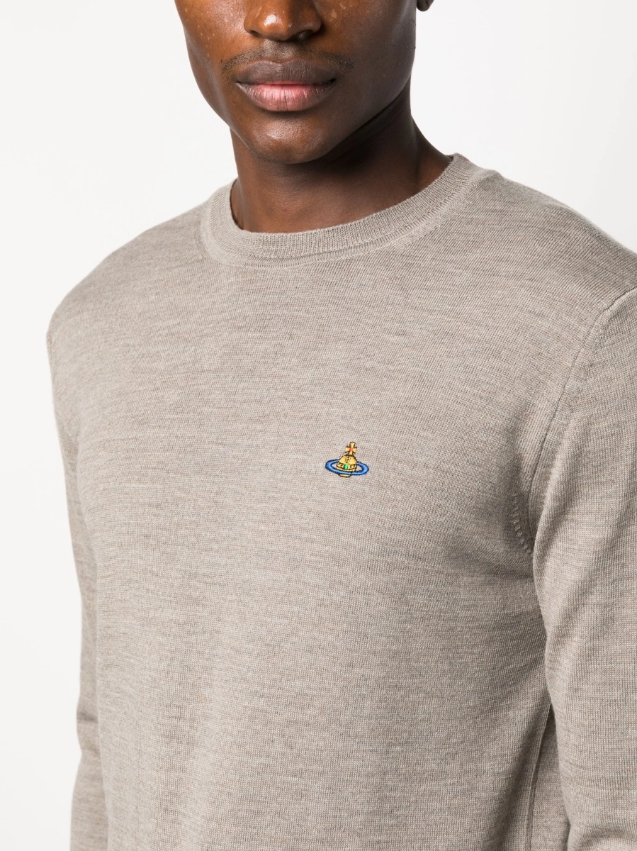 Pulover tricotat Vivienne Westwood neutru - Img 5