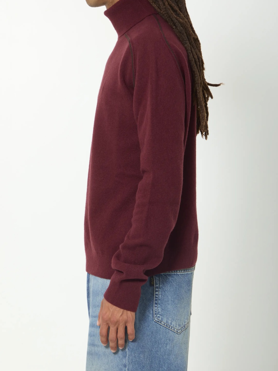 Pulover Virgin Wool Turtleneck Sweater - Img 3