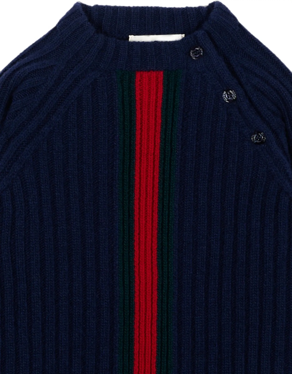 Pulover Web stripe wool Sweater for Boy - Img 6