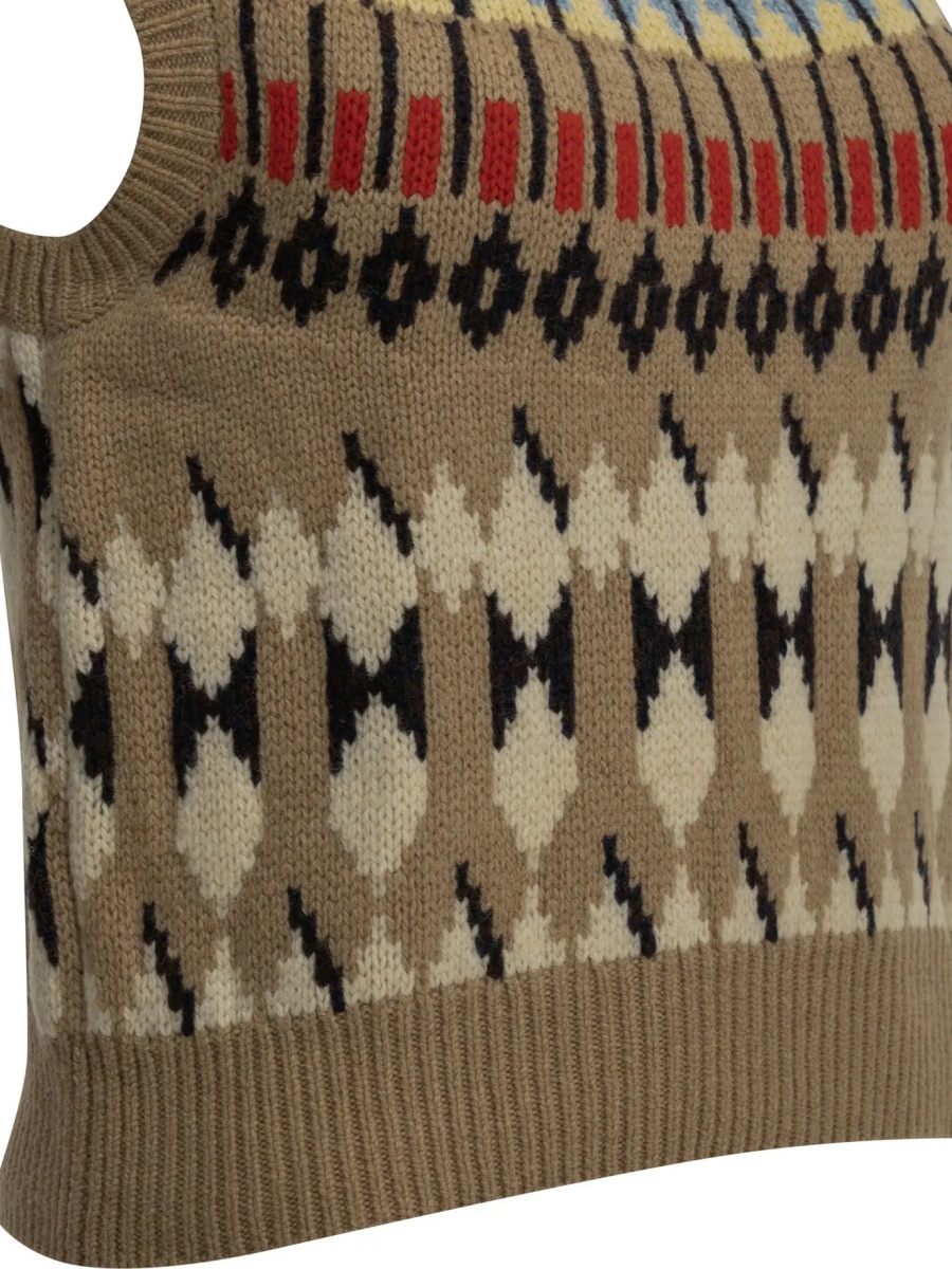 Pulovere Wool and Cashmere Vest - Img 4