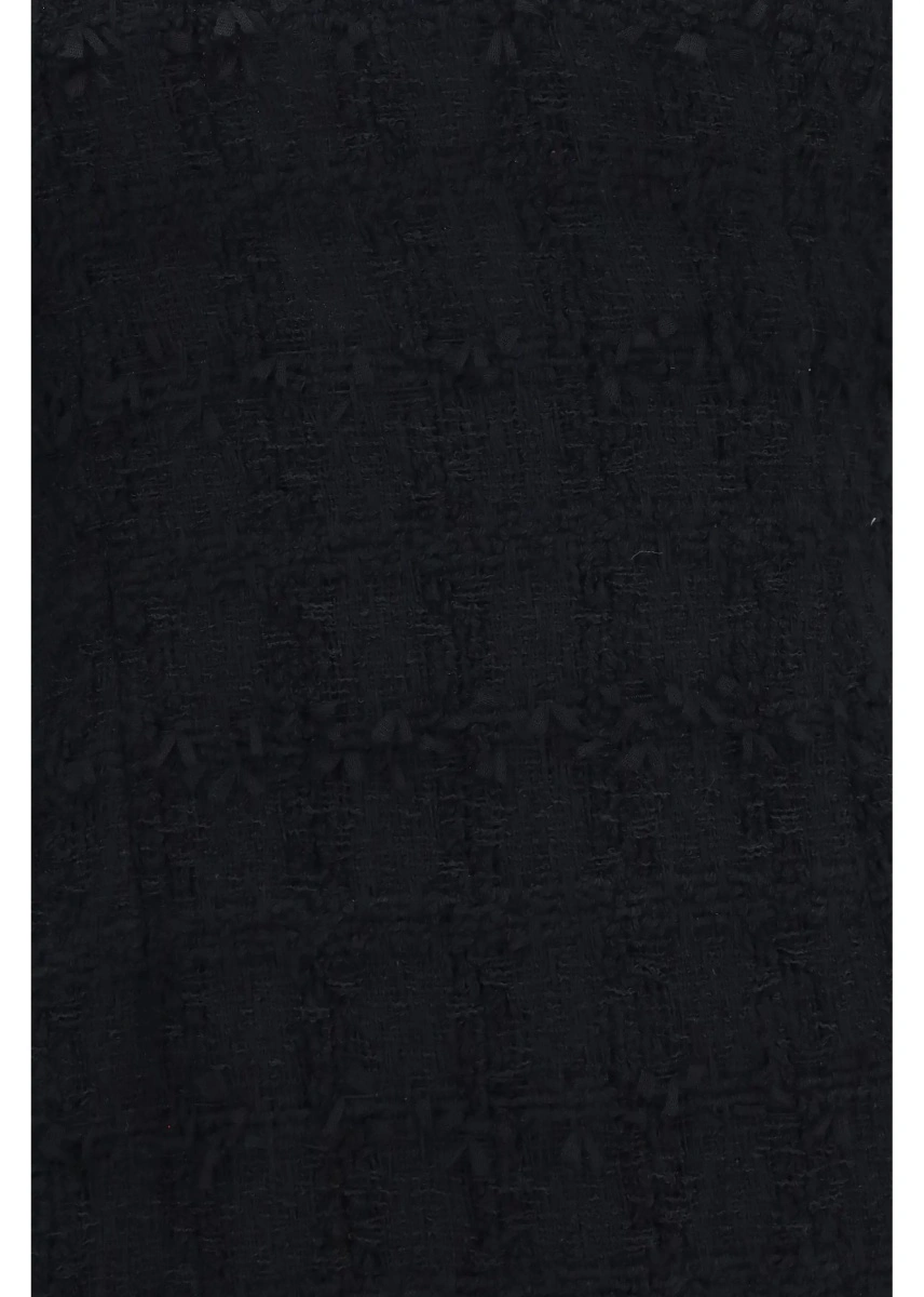 Rochie Alessandra Rich neagra din tweed - Img 3