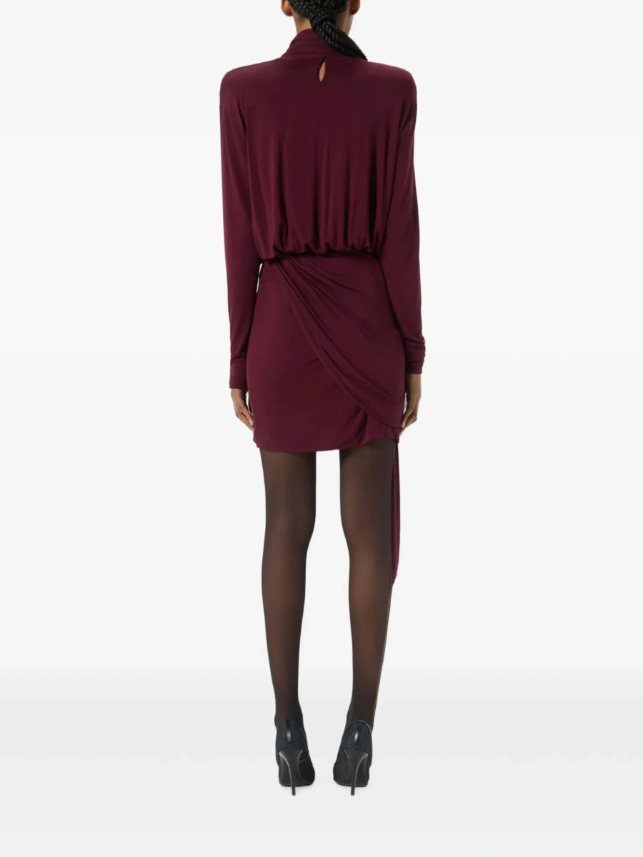 Rochie Blumarine mov din vascoza si elastan - Img 5