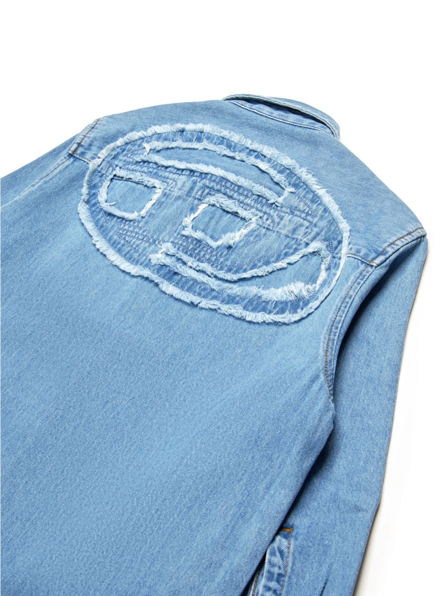 Rochie casual Diesel albastra - Img 4