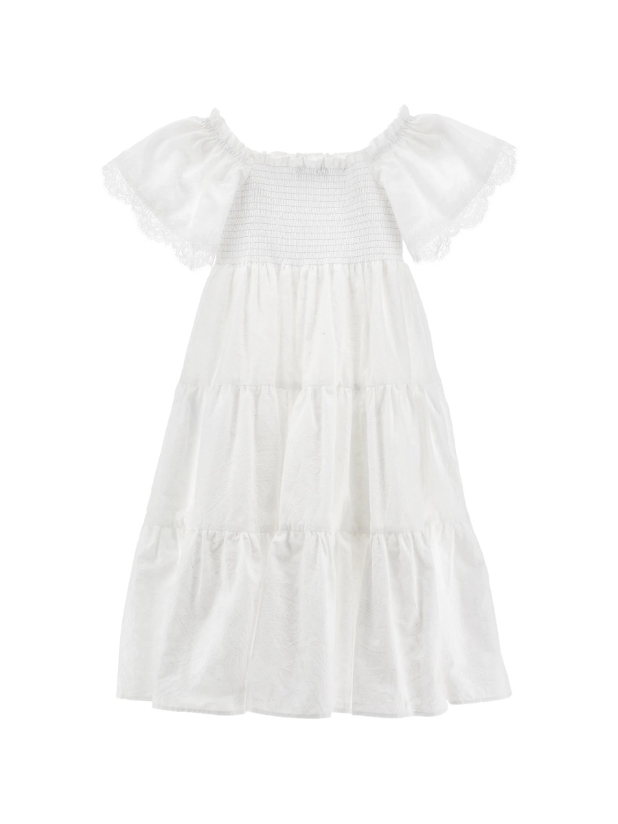 Rochie casual Ermanno Scervino Kids alba - Img 2
