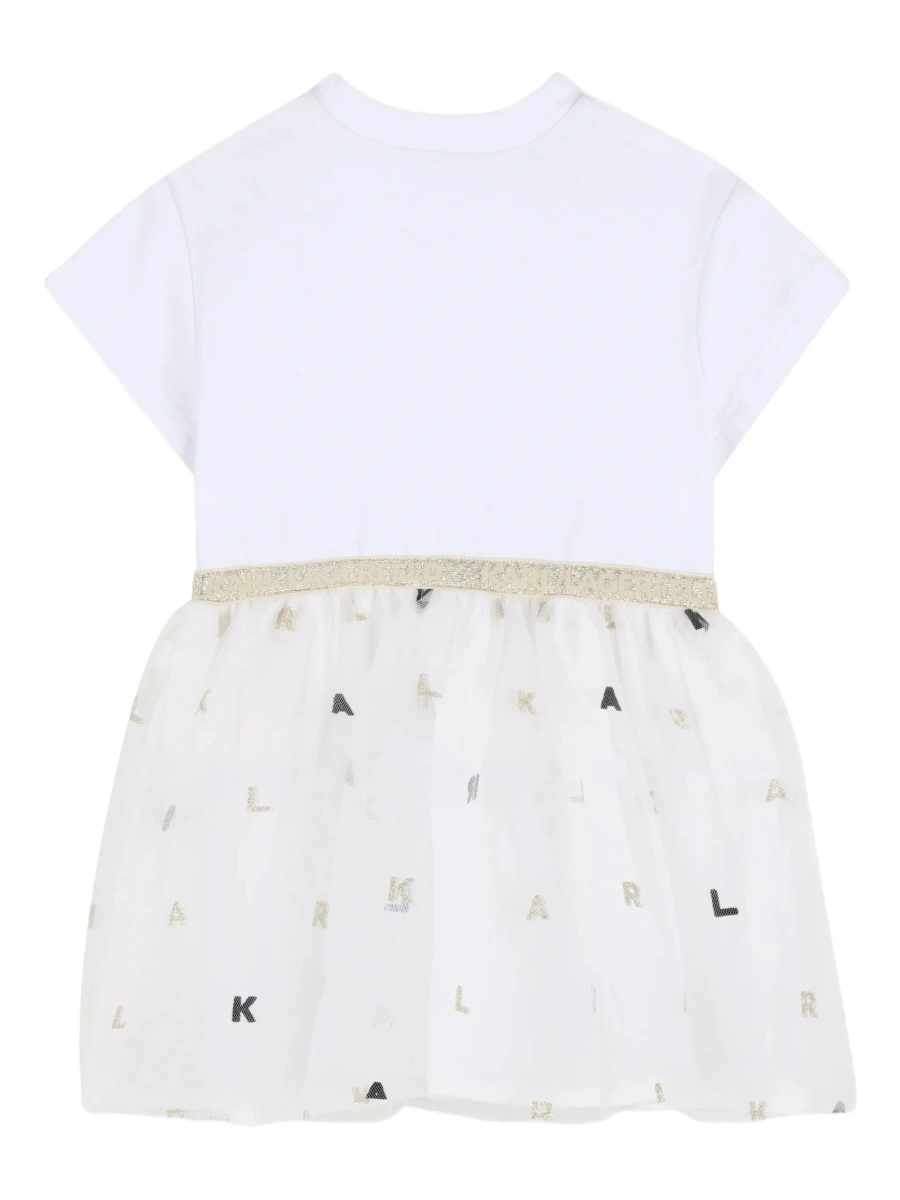 Rochie casual Karl Lagerfeld alba - Img 2
