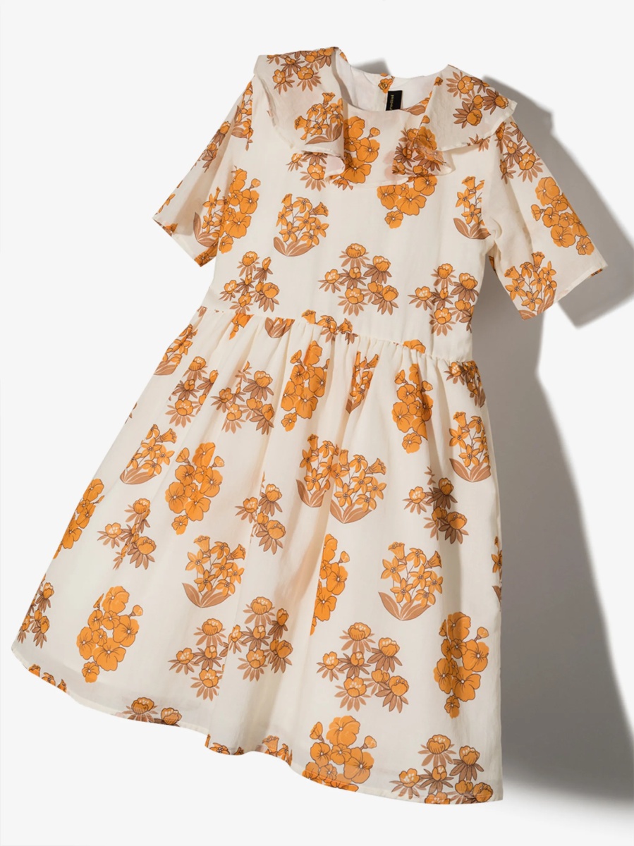 Rochie casual MINI RODINI neutra - Img 2