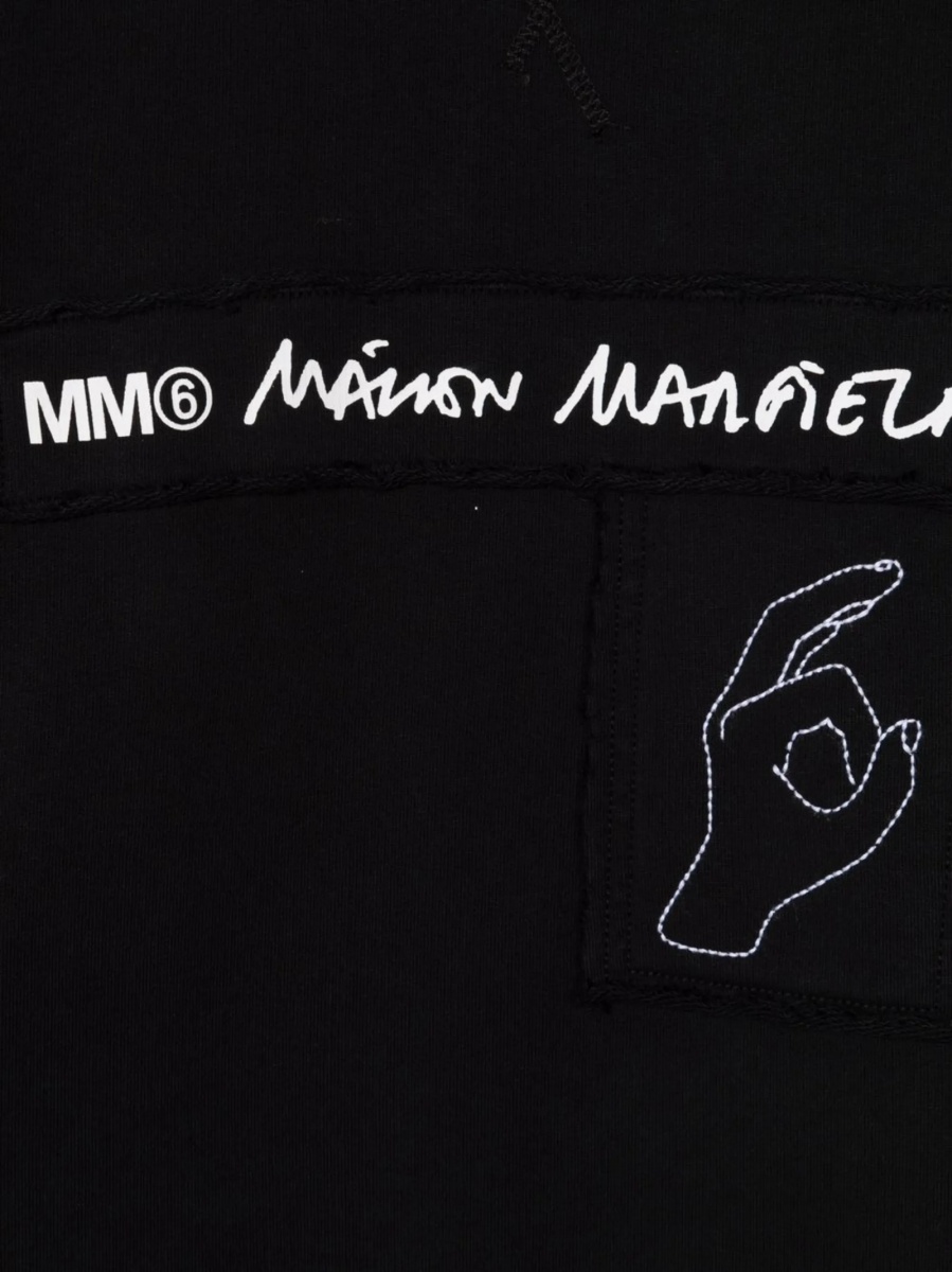Rochie casual MM6 Maison Margiela neagra - Img 3