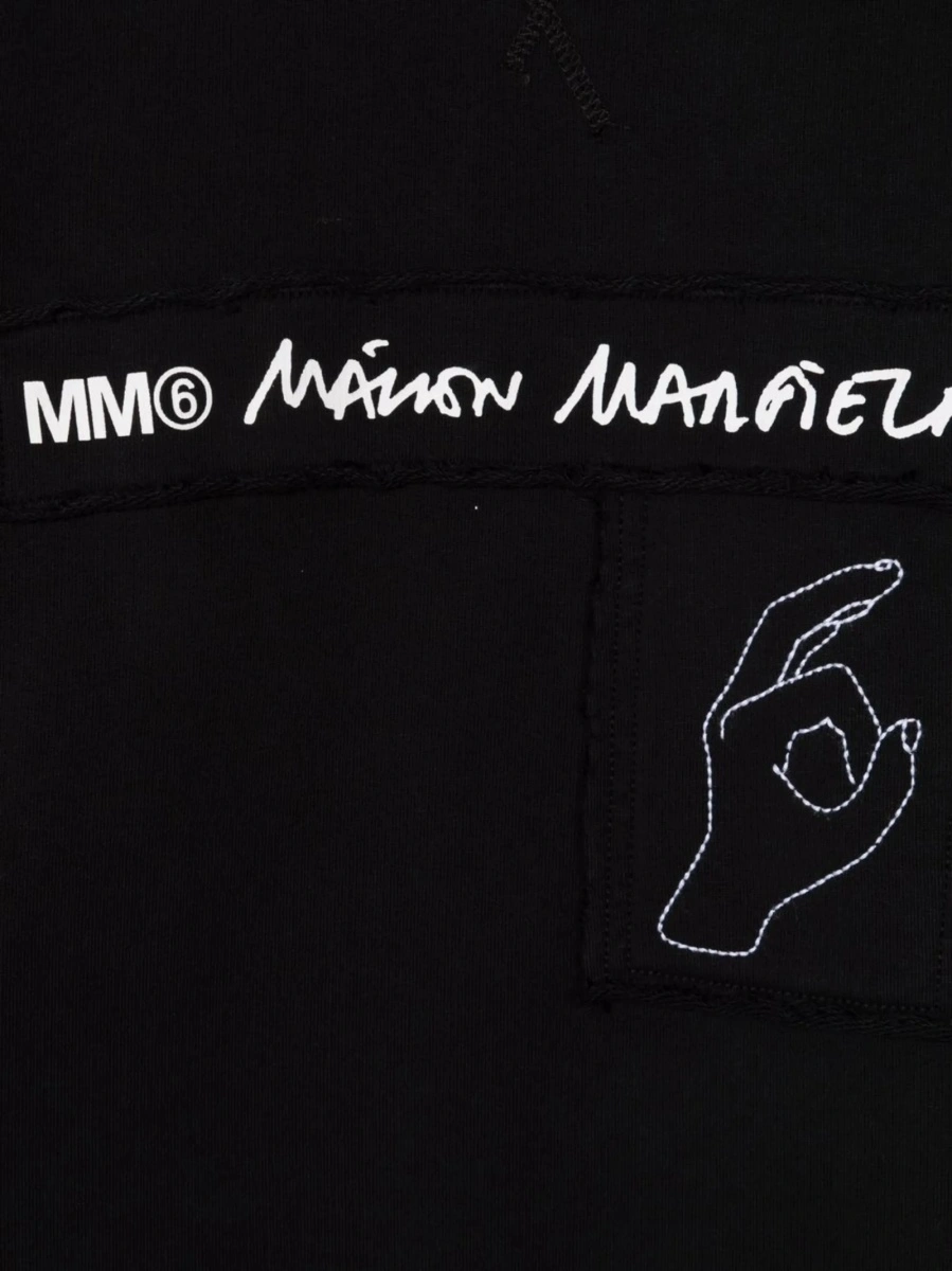 Rochie casual MM6 Maison Margiela neagra - Img 3