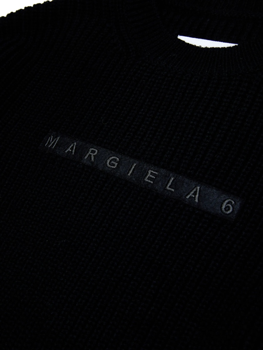 Rochie casual MM6 Maison Margiela neagra - Img 4