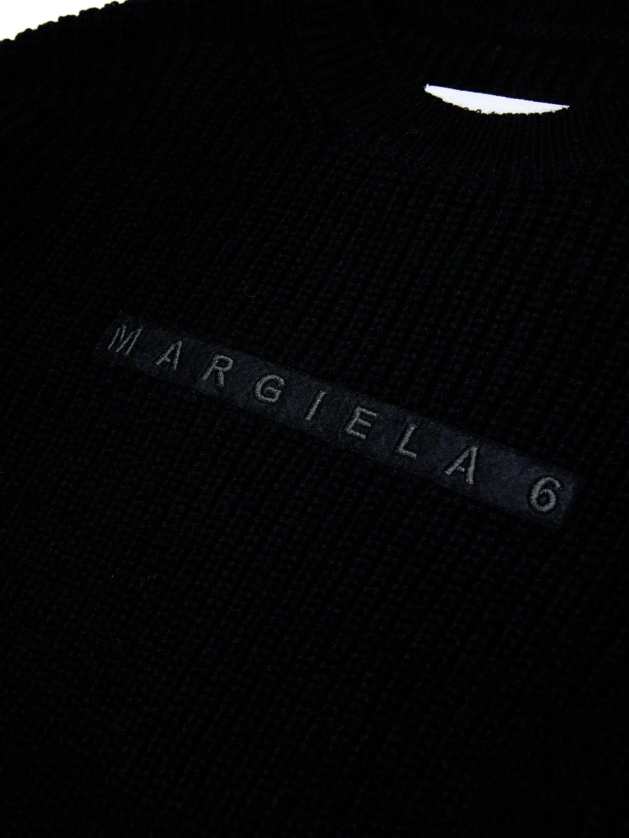 Rochie casual MM6 Maison Margiela neagra - Img 4
