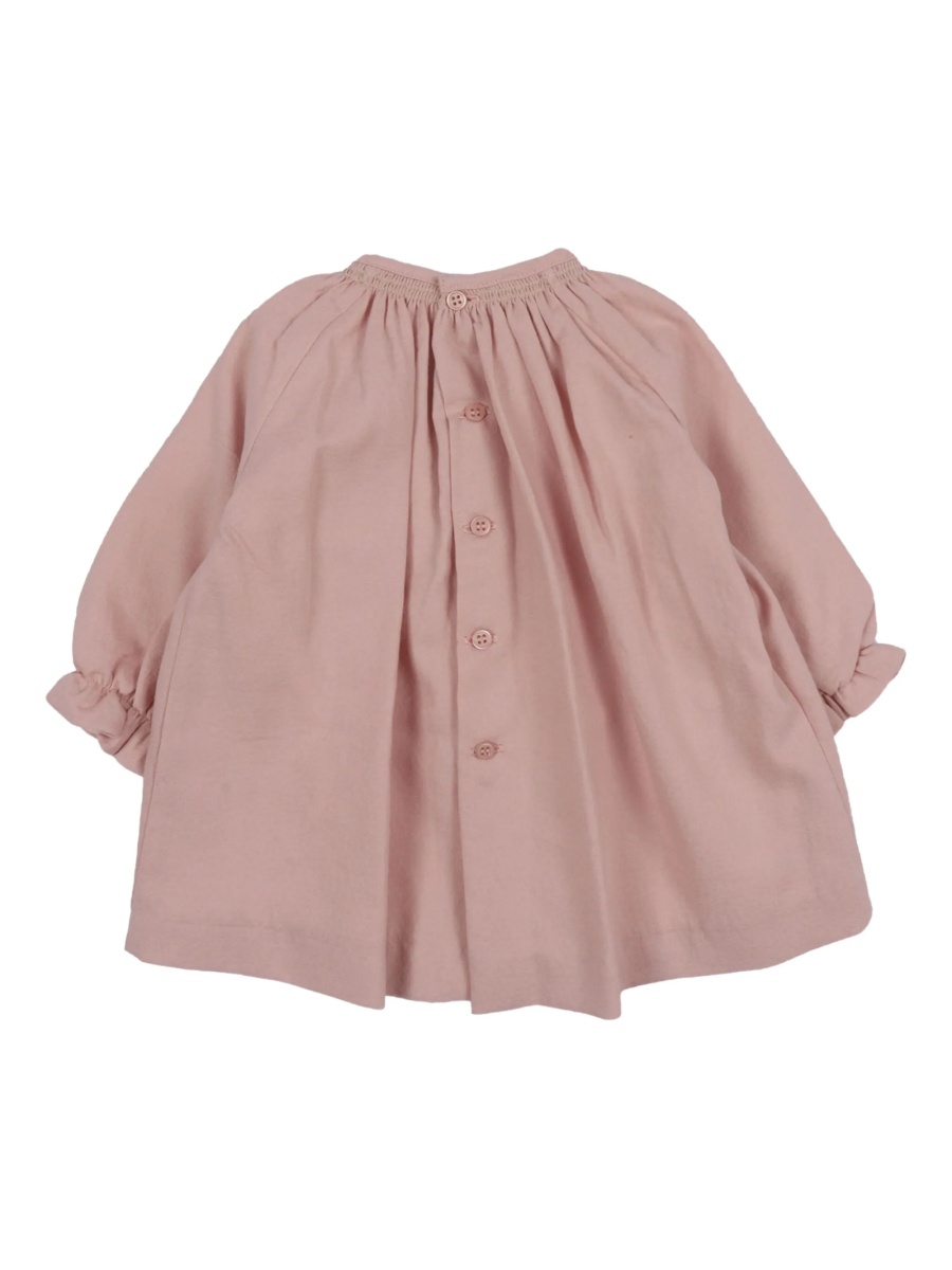Rochie casual Paz Rodriguez roz din bumbac - Img 2