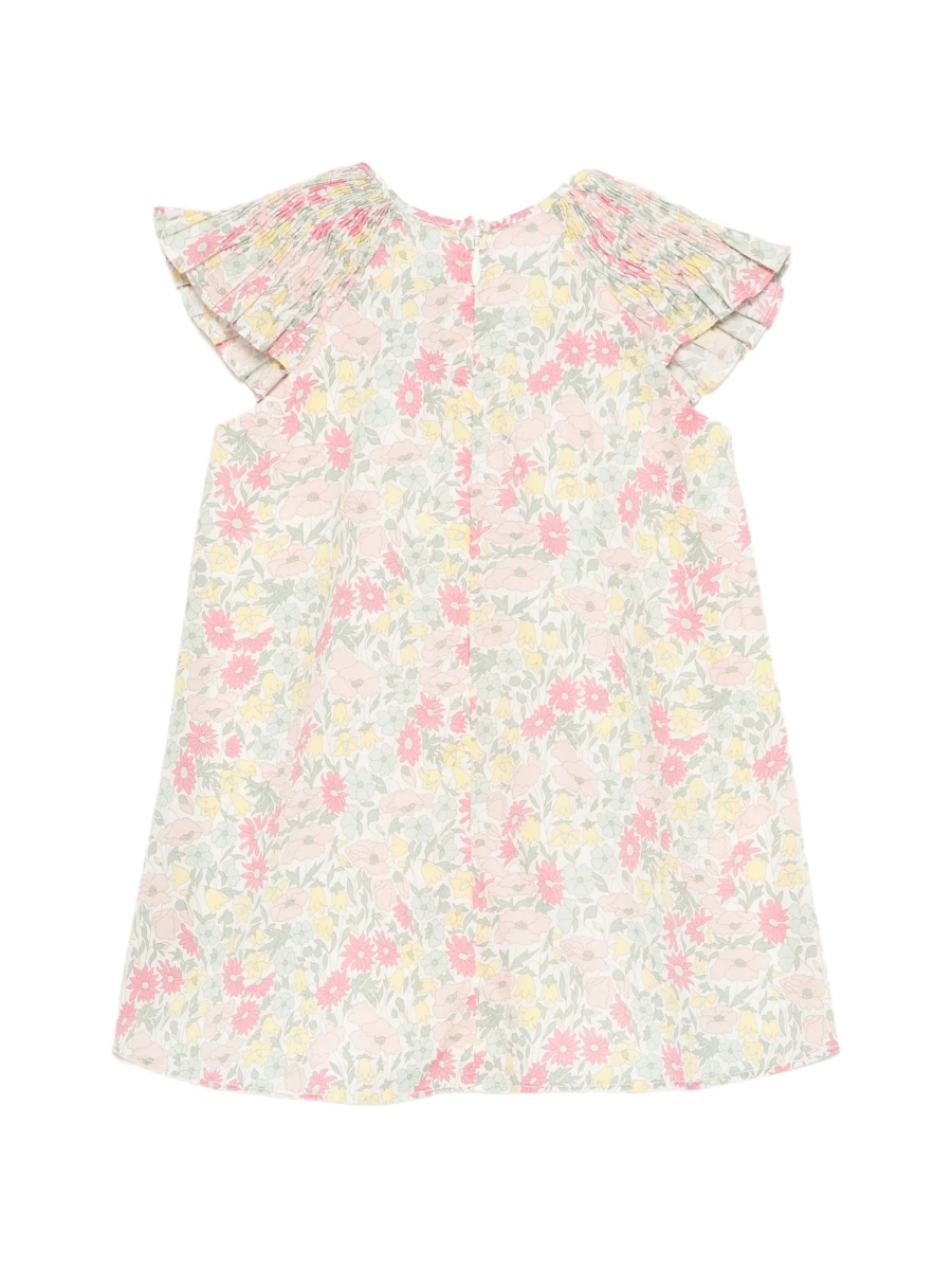 Rochie casual Tartine et Chocolat alba din bumbac - Img 2