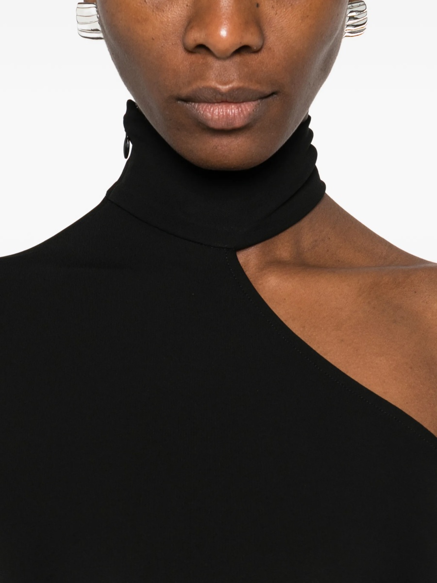 Rochie de ocazie Alexander Wang neagra din vascoza si elastan - Img 5