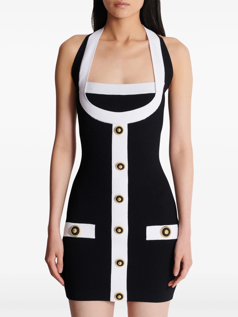 Rochie de ocazie Balmain neagra - Img 5