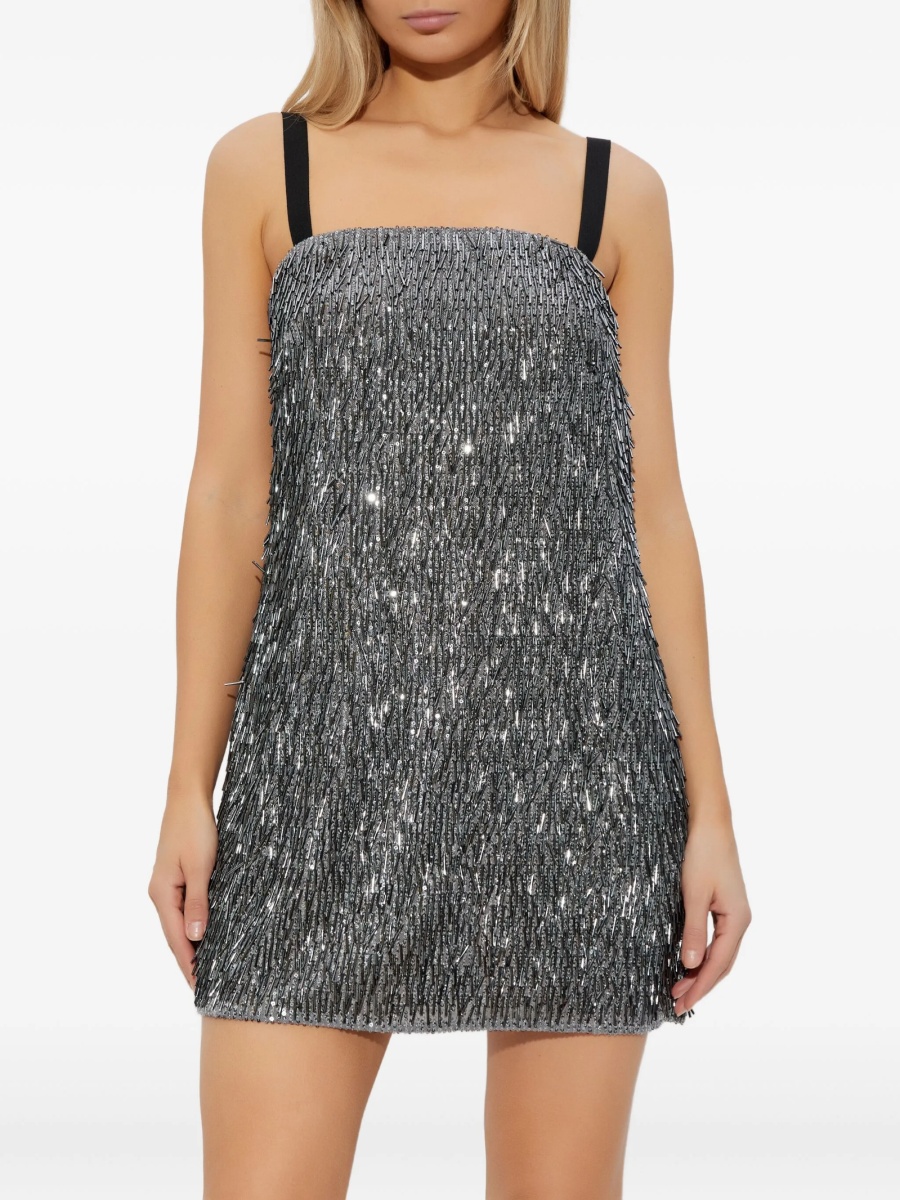 Rochie de ocazie Dolce &amp; Gabbana gri din polyester - Img 3