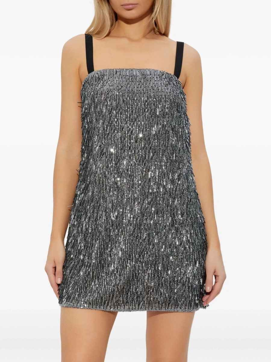 Rochie de ocazie Dolce &amp; Gabbana gri din polyester - Img 3