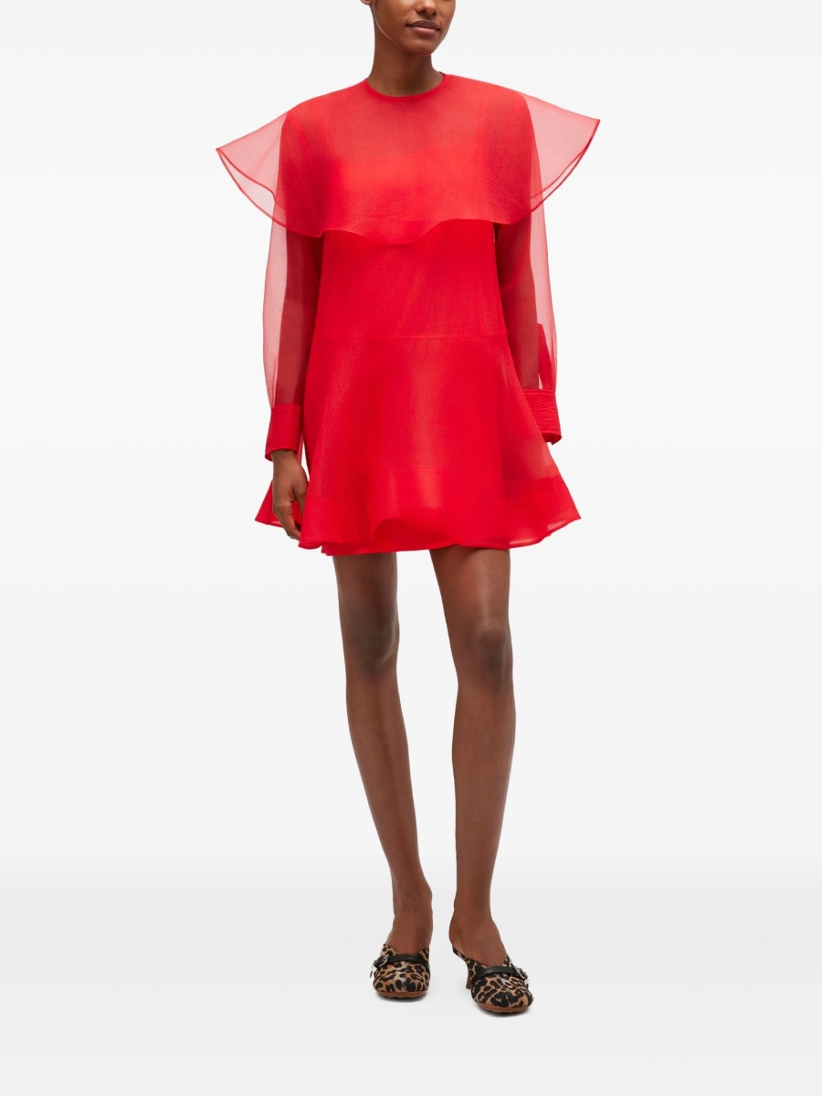 Rochie de ocazie Ganni rosie - Img 2
