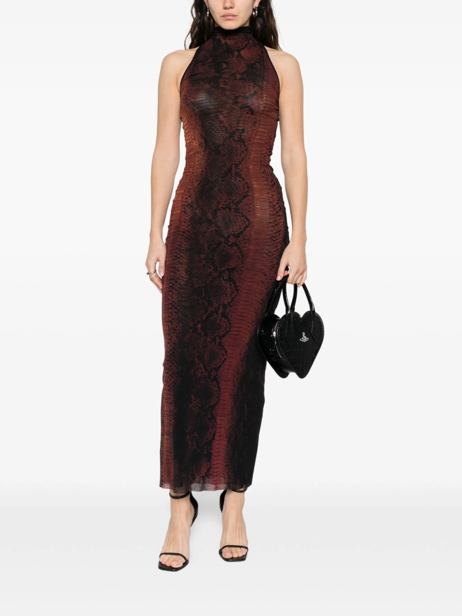 Rochie de ocazie Jean Paul Gaultier maro - Img 2