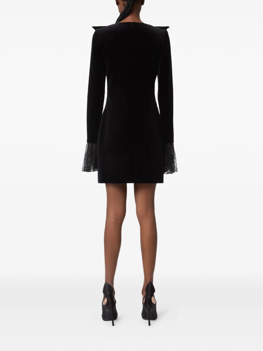 Rochie de ocazie Nina Ricci neagra din bumbac - Img 4