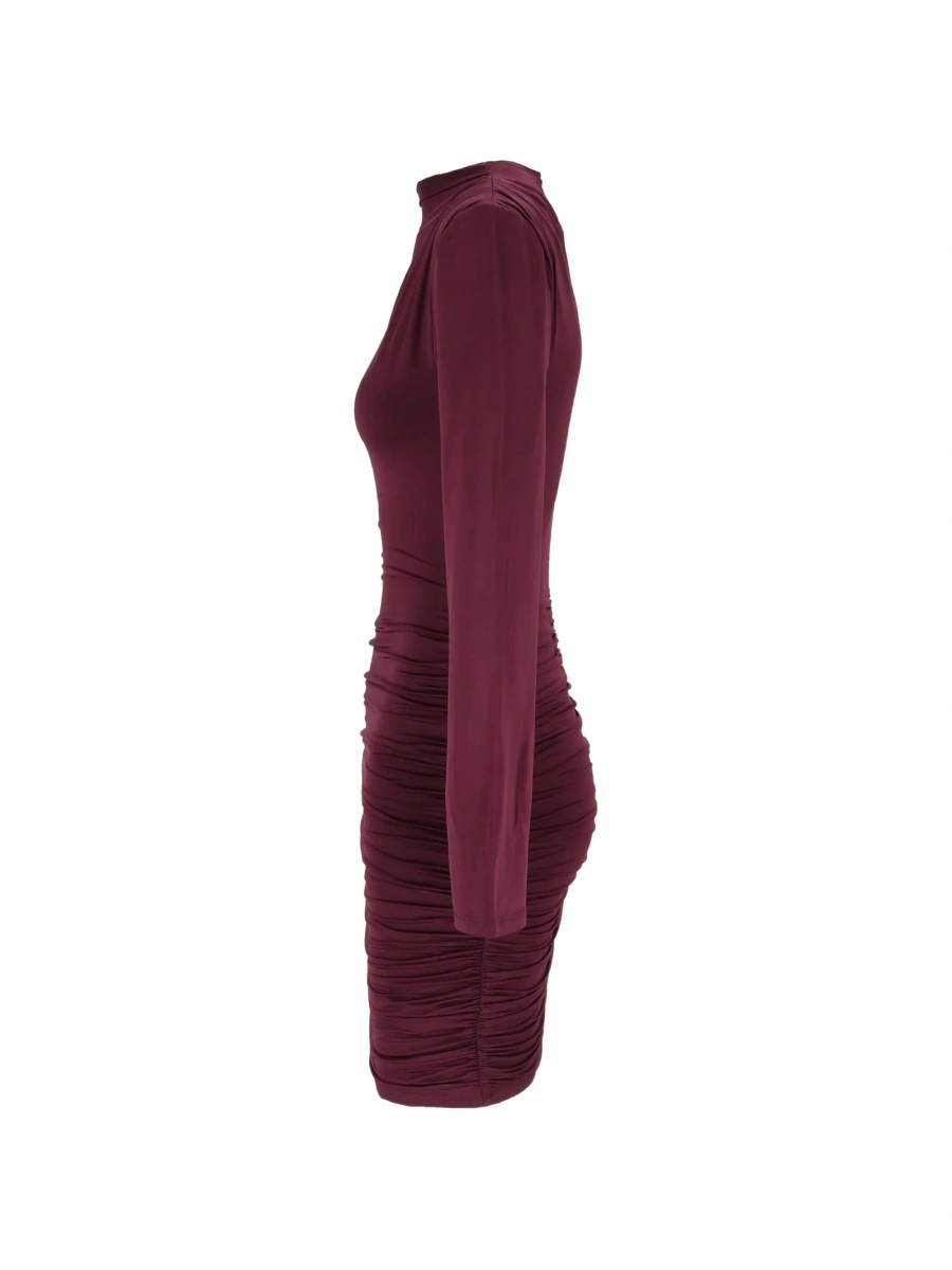Rochie de ocazie ROTATE Birger Christensen rosie din elastan si vascoza - Img 3