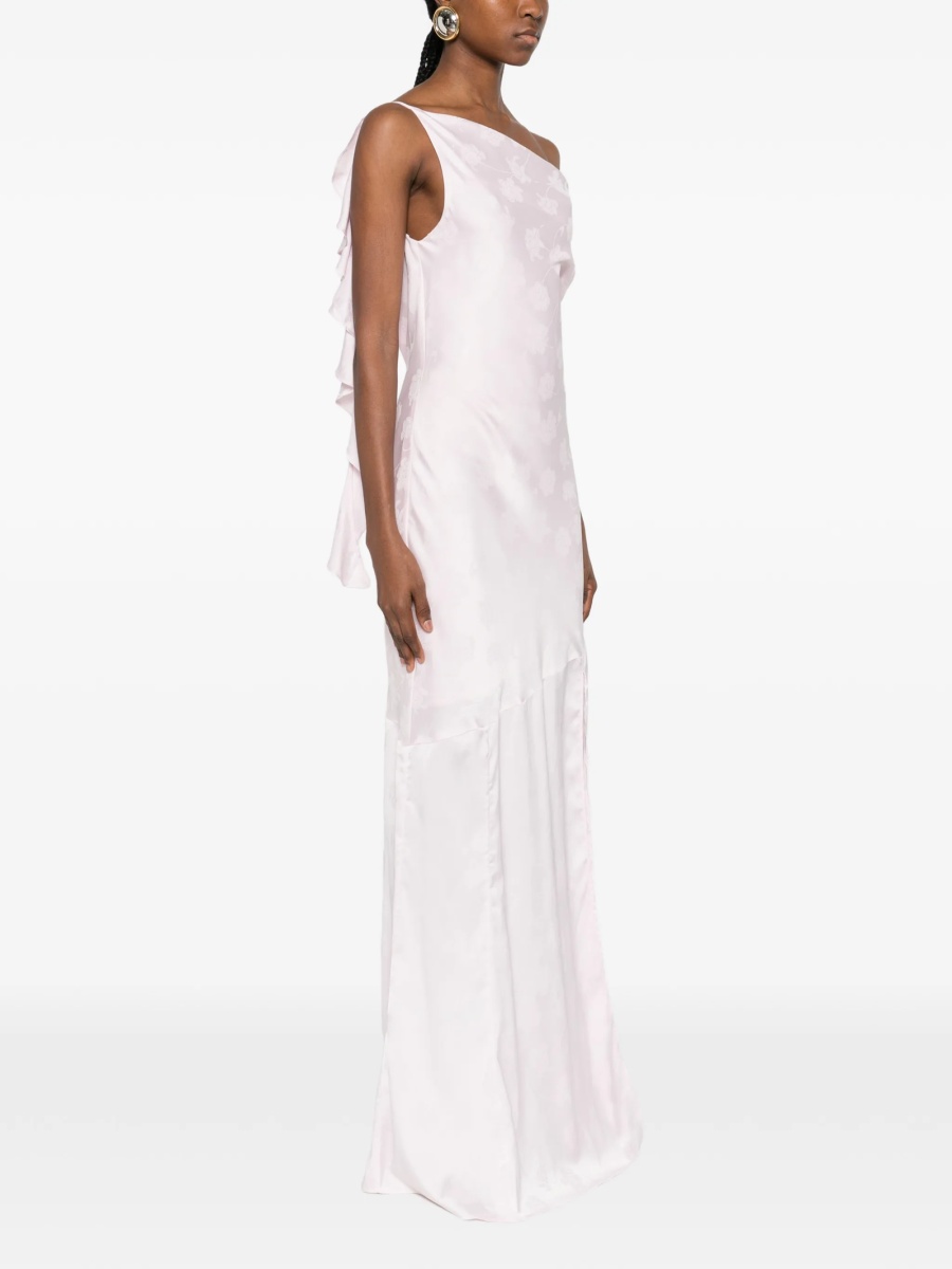 Rochie de ocazie ROTATE Birger Christensen roz din polyester si spandex/elastan - Img 3