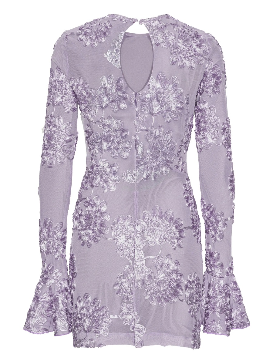 Rochie de ocazie ROTATE Birger Christensen violet din polyester si poliester reciclat - Img 5