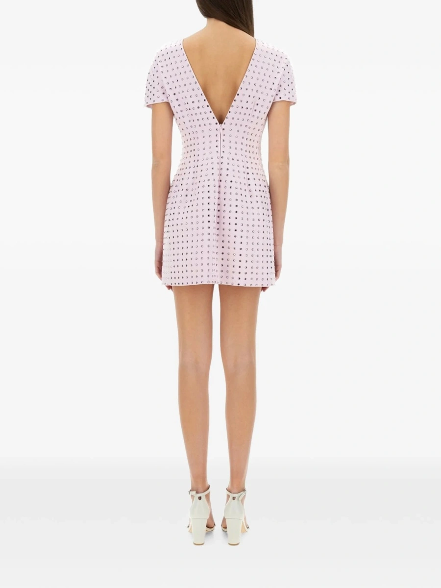 Rochie de ocazie SPORTMAX roz din material textil - Img 3