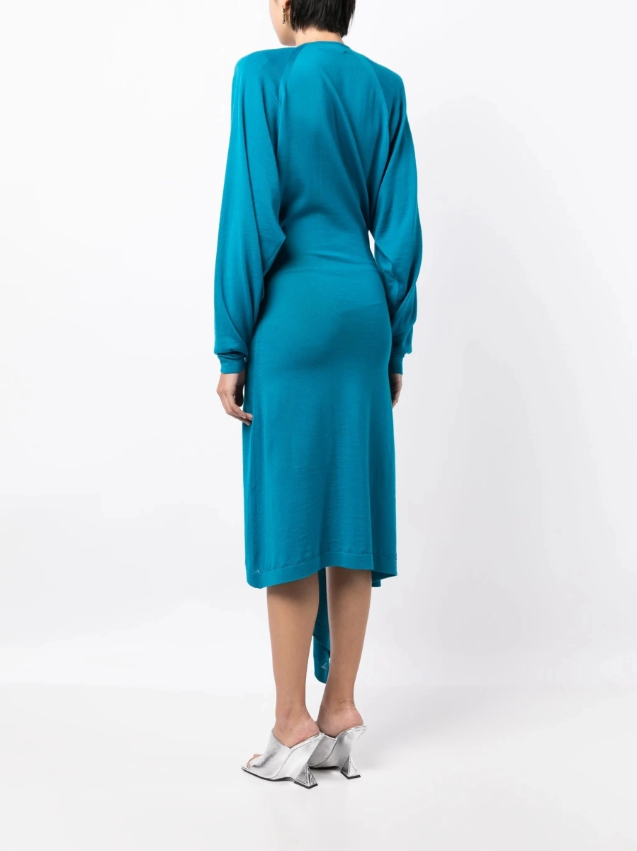 Rochie de ocazie THE ATTICO albastra - Img 4