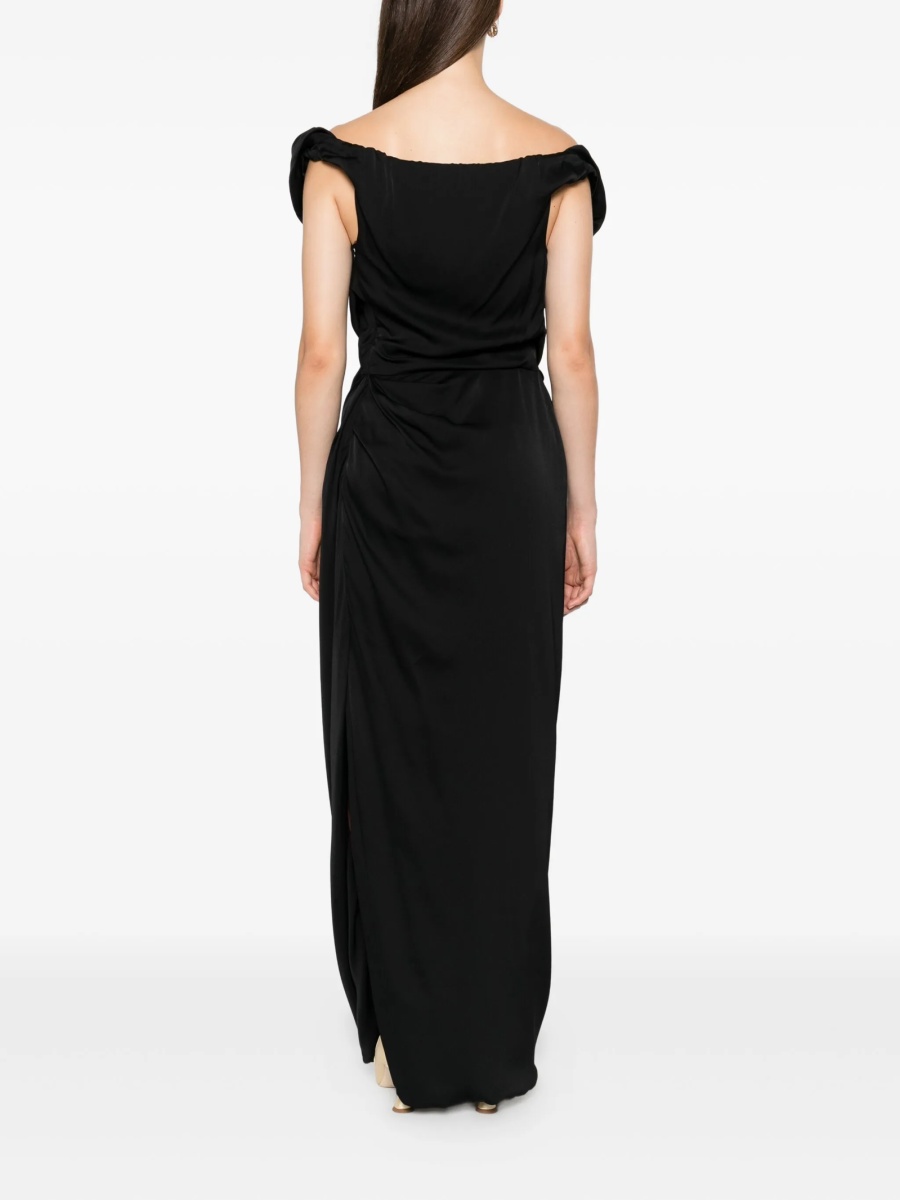 Rochie de seara Vivienne Westwood neagra din vascoza - Img 4