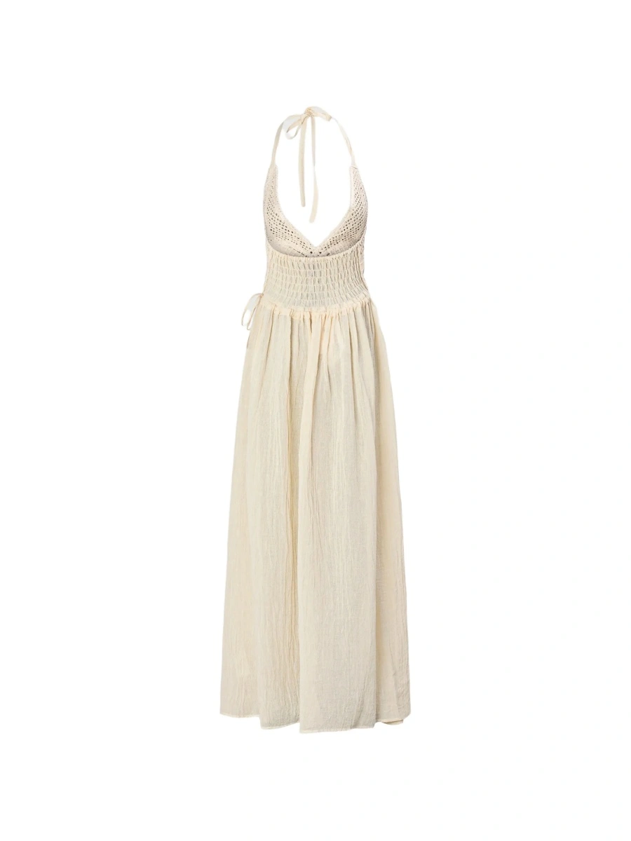 Rochie de zi 120% LINO neutra - Img 2