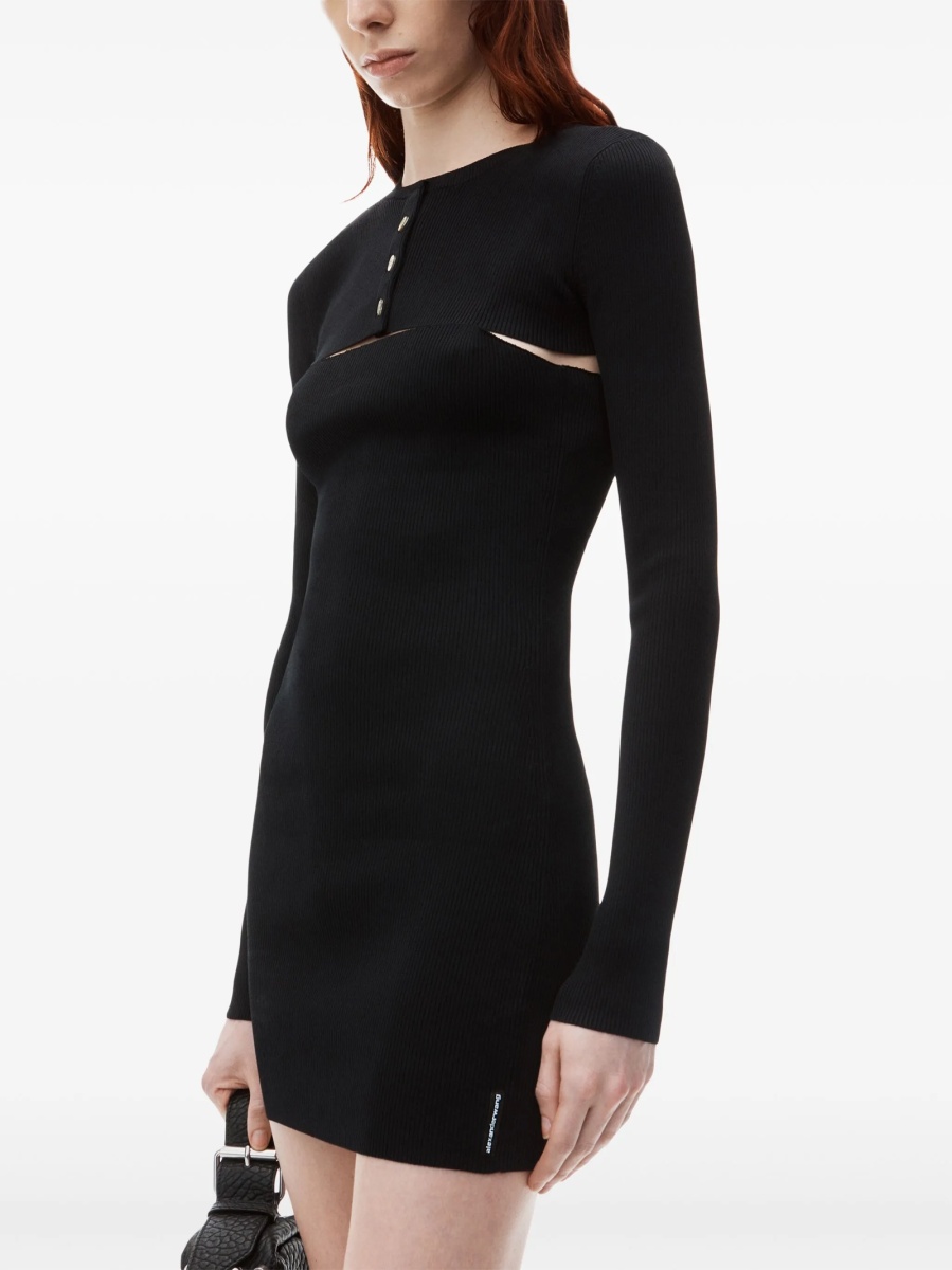 Rochie de zi Alexander Wang neagra - Img 4