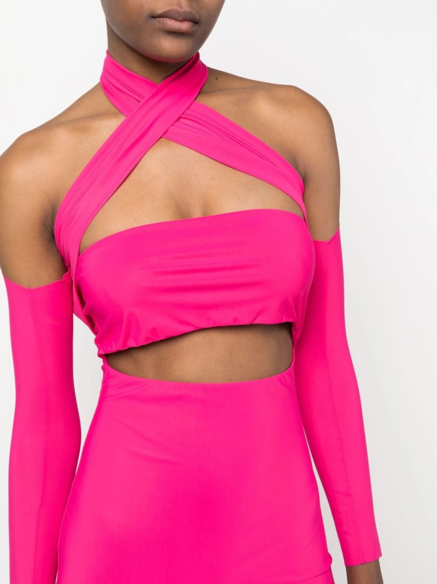 Rochie de zi AMAZUIN roz - Img 5