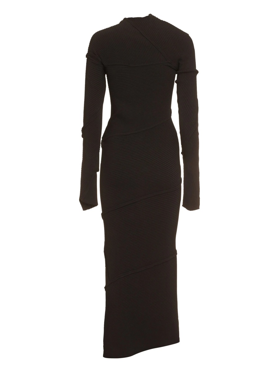 Rochie de zi Balenciaga neagra - Img 4