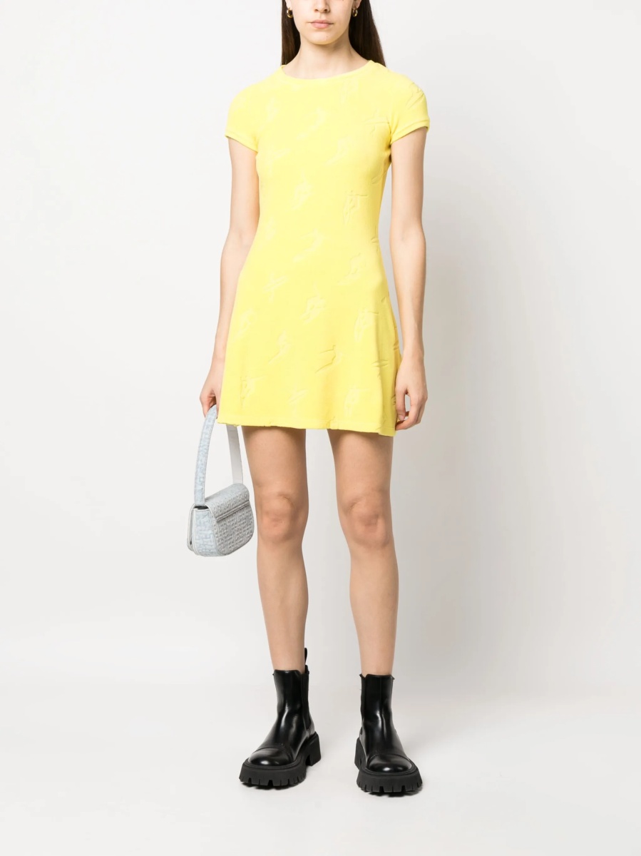 Rochie de zi DSQUARED2 galbena - Img 2