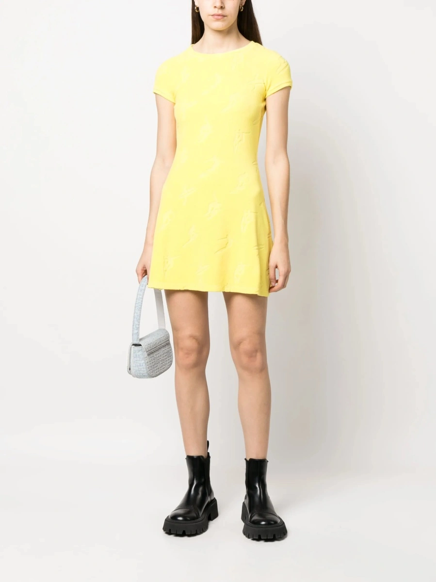 Rochie de zi DSQUARED2 galbena - Img 2