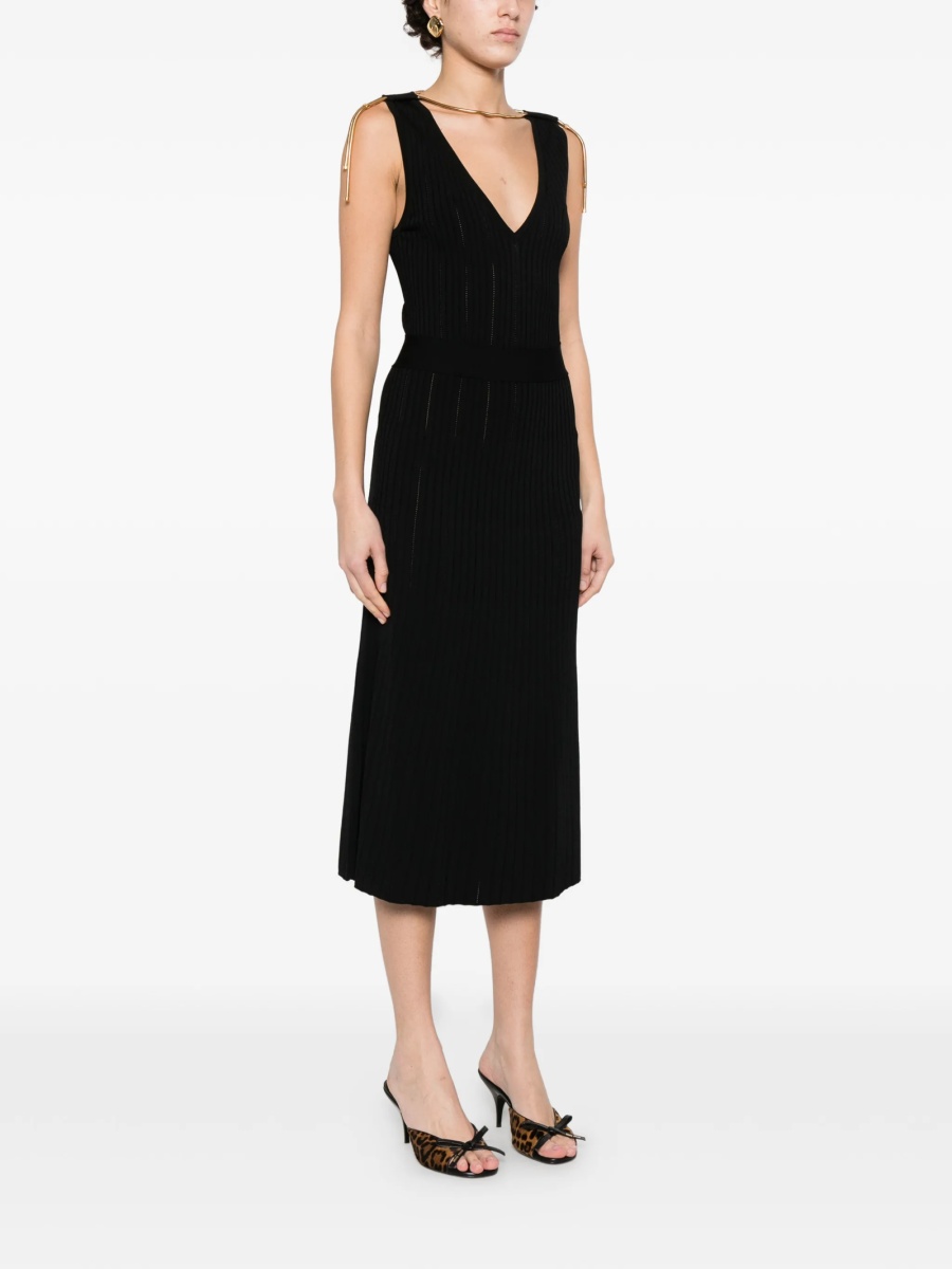 Rochie de zi Elisabetta Franchi neagra - Img 3