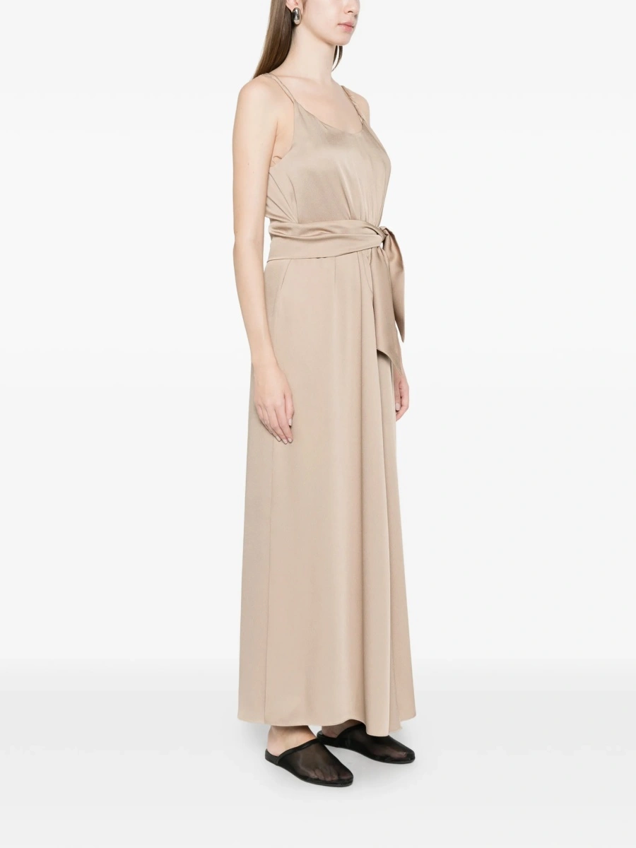 Rochie de zi Emporio Armani neutra din polyester - Img 3